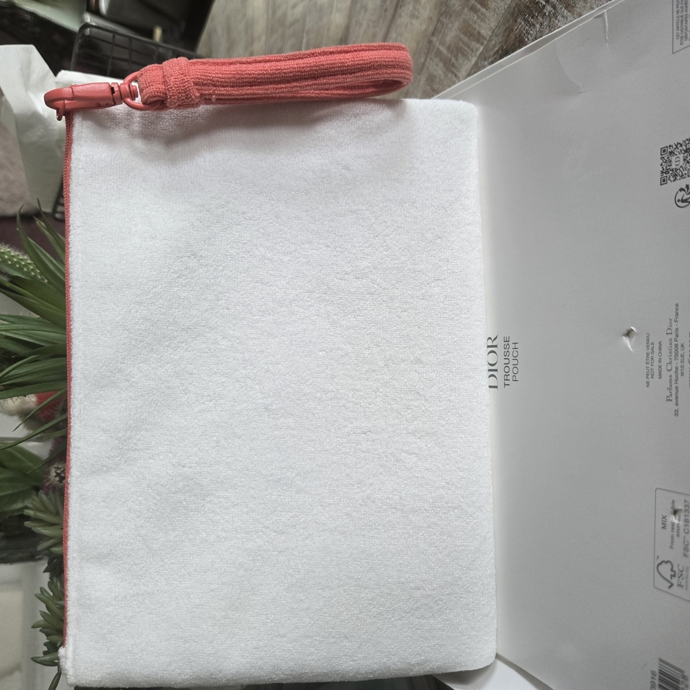 Dior White and Pink Women's Clutch